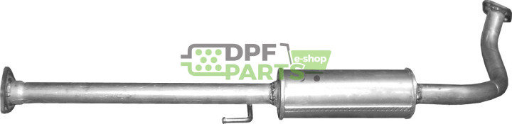 Střední tlumič výfuku Honda HR-V 1.6i 16V 4X2 + 4X4 09/98-09/05 (3 doors), Polmo 09.09 A, OE 18220-S2H-305 18220-S2H-E01 18220-S