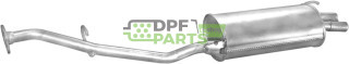 Koncový tlumič výfuku Honda Accord 86-90 2.0/2.0i 12V/16V SDN, Polmo 09.18 A, OE 18307-SE3-G51 18307-SE3-G52