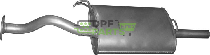 Koncový tlumič výfuku Honda Civic 1.6i 16V / 1.8i 16V, Polmo 09.21 A, OE 18030ST3E70 18307ST3E70