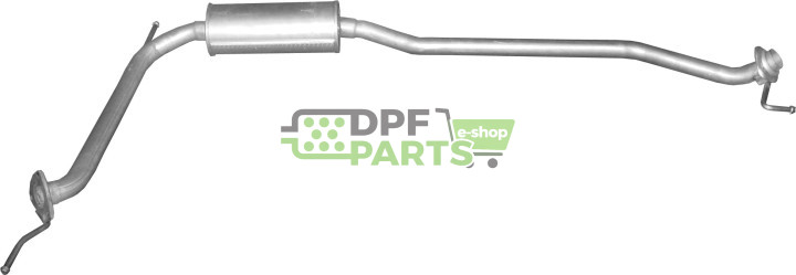 Střední tlumič výfuku Honda Civic 1.4i 16V 10/05-09/08 Hatchback, Polmo 09.42 A, OE 18220SMGE11