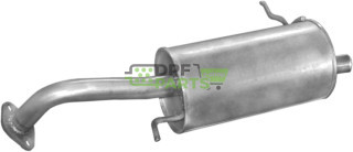 Koncový tlumič výfuku Mazda 323F 1.5i 16V 09/98-01/01, Polmo 12.193 A, OE ZL07-40-100A ZL07-40-100C