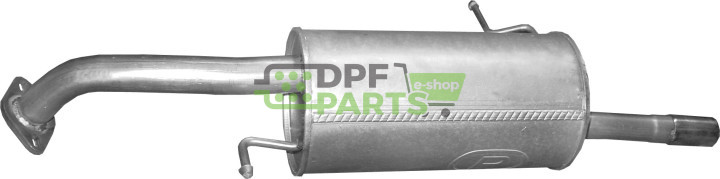 Koncový tlumič výfuku Mazda 323 F Hatchback, Polmo 12.194 A, OE ZL0640100A ZL0640100C ZL0640100E