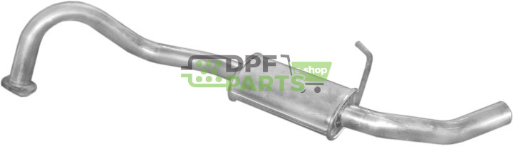 Koncový tlumič výfuku Mazda MPV 2.5TD 96-, Polmo 12.197 A, OE 