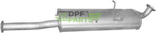 Střední tlumič výfuku Mazda B2500 2.5 diesel 96-02, Polmo 12.206 A, OE 