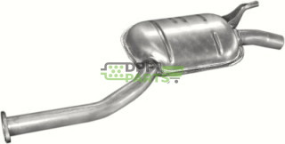 Střední tlumič výfuku MERCEDES W201 82-93 1.8/2.0, 13.08 A, 201 490 02 15 201 490 06 01 201 490 17 15 201 490 25 15 201 490 27 1