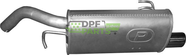 Koncový tlumič výfuku Mitsubishi Colt/ Smart Forfour 1.5, Polmo 14.14 A, OE 