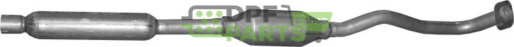 Střední tlumič výfuku Mitsubishi Outlander 2.4 16V 4WD, Polmo 14.37 A, OE 157QA837