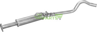 Střední tlumič výfuku Opel Corsa 1.2i-1.4i kat 86-93, Polmo 17.12 A, OE 852271 852317 90233935 90325258