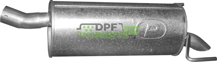 Koncový tlumič výfuku Opel Astra H 1.9 CDTi Turbo Diesel, Polmo 17.13 A, OE 13195871 5852466 5852467