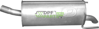 Koncový tlumič výfuku OPEL Astra H 1.4i 16V/1.6i 16V, 17.14 A, 13158999 5852307