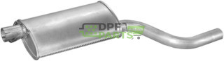 Koncový tlumič výfuku Opel Kadett D 79-84 1.2N/SR, Polmo 17.15 A, OE 852339 852389 852399 90080456 90096804 90114902 90128983
