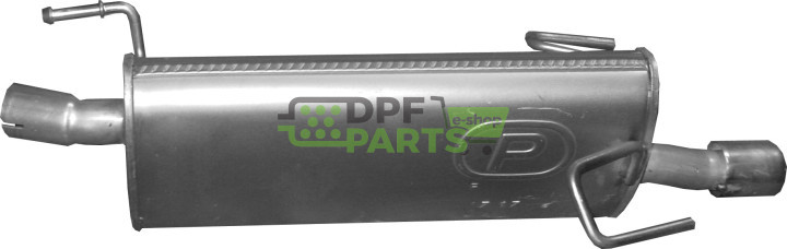 Koncový tlumič výfuku Opel Meriva A 1.8i-16V MPV 05/03-05/10, Polmo 17.17 A, OE 5852197 93335170