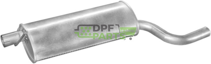 Koncový tlumič výfuku Opel Kadett D 82-84 1.6D HB, Polmo 17.19 A, OE 852175 90122203