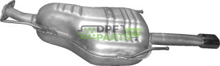 Koncový tlumič výfuku Opel Astra G 1.8i 16V Coupe/Cabrio 03/00-09/03, Polmo 17.26 A, OE 5852089 5852144 9194656 9201509