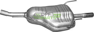 Koncový tlumič výfuku Opel Astra G 1.6i 16V, Polmo 17.28 A, OE 13158590 5852433