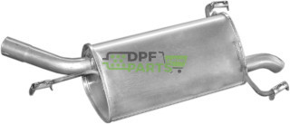 Koncový tlumič výfuku Opel Corsa C 1.0i, Polmo 17.531 A, OE 5852121