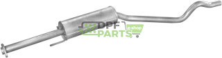 Střední tlumič výfuku Opel Astra  1,7 D  07/91-92, Polmo 17.540 A, OE 5852967 852907 90399076 90409094