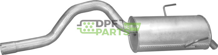 Koncový tlumič výfuku Renault Espace 2.2 dCi  00 -02, Polmo 21.555 A, OE 60.25.406.800