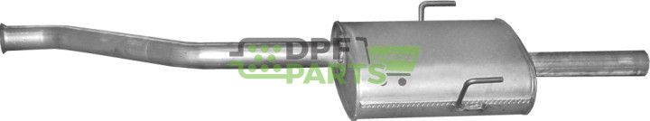 Střední tlumič výfuku Renault Espace III  2.2 dCi Turbo Diesel 00-02, Polmo 21.565 A, OE 60.25.406.800