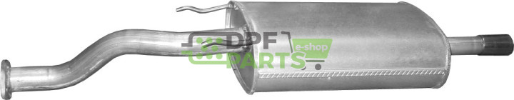 Koncový tlumič výfuku Rover 416 16V 04/96-11/99, Polmo 22.01 A, OE WCG-102610