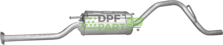 Koncový tlumič výfuku Suzuki Alto 1.1i-16V 01-, Polmo 25.65 A, OE 14300M79GA0