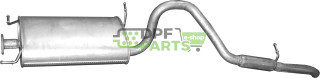Koncový tlumič výfuku Suzuki Vitara Cabrio 2.0i, Polmo 25.72 A, OE 