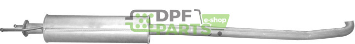 Střední tlumič výfuku Suzuki Liana 1.3/1.6 04/02- 2WD, Polmo 25.73 A, OE 