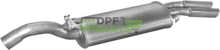 Koncový tlumič výfuku VW Golf II 1.8GTi-16V hat. 86-10/91, Polmo 30.79 A, OE 191253609L