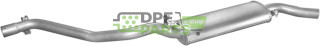 Koncový tlumič výfuku VW Golf II 1.6TD 83-92, Polmo 30.84 A, OE 191253609B 191253609F