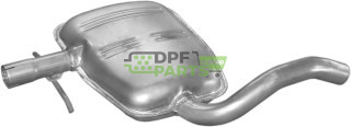 Střední tlumič výfuku VW Golf III 2.0/2.8/GTI/16V/VR6 kat 91-98/Vento, Polmo 30.86 A, OE 1H0253409C