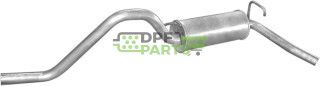 Koncový tlumič výfuku Volvo 343/345 1.4 75-91, Polmo 31.02 A, OE 3244827 3277523 3294117