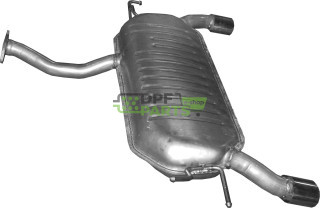 Koncový tlumič výfuku Hyundai Tucson, Polmo 47.27 A, OE 28700-1F361 28700-2E401