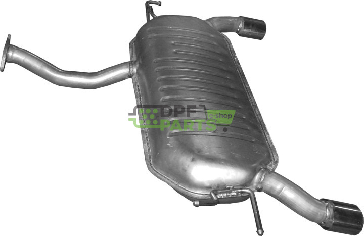 Koncový tlumič výfuku Hyundai Tucson, Polmo 47.27 A, OE 28700-1F361 28700-2E401