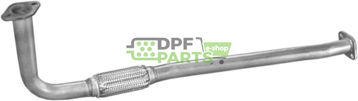 Trubka sběrná Kia K2700 2.7D s pružnou spojkou, Polmo 47.50 A, OE OK60C40050D