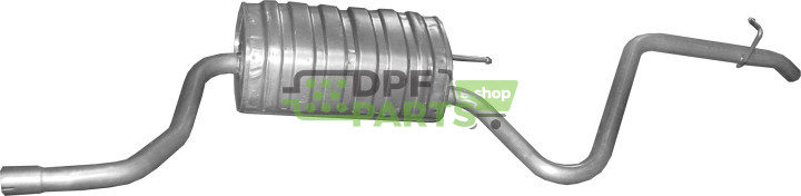 Koncový tlumič výfuku Kia Cee`d 1.4i/1.6i 16V Kombi, Polmo 47.59 A, OE 287001H070