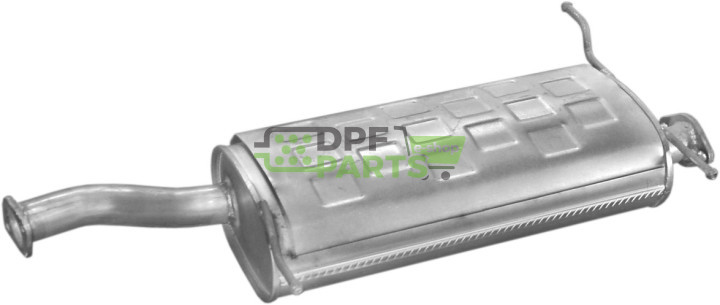 Střední tlumič výfuku Kia Sportage  4x4 2,0 TDi 99-, Polmo 47.62 A, OE 0K04R-40-100G