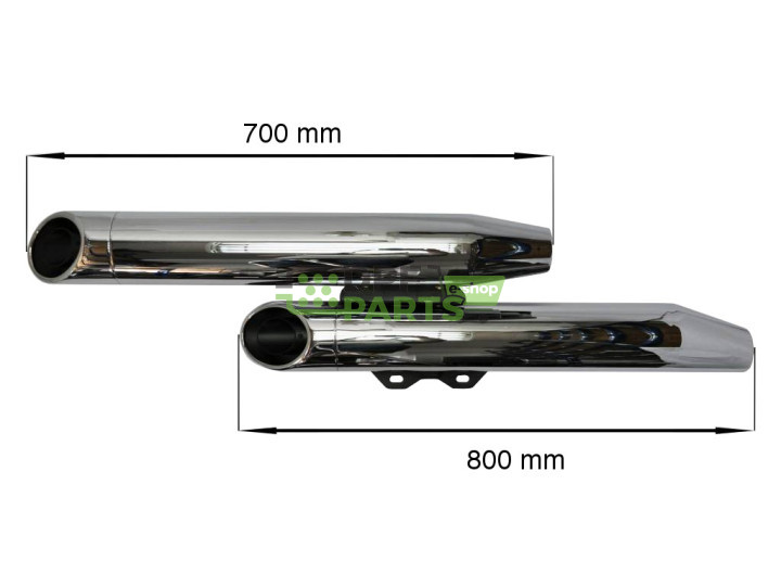 Tłumik / Honda VTX 1800 S/Retro