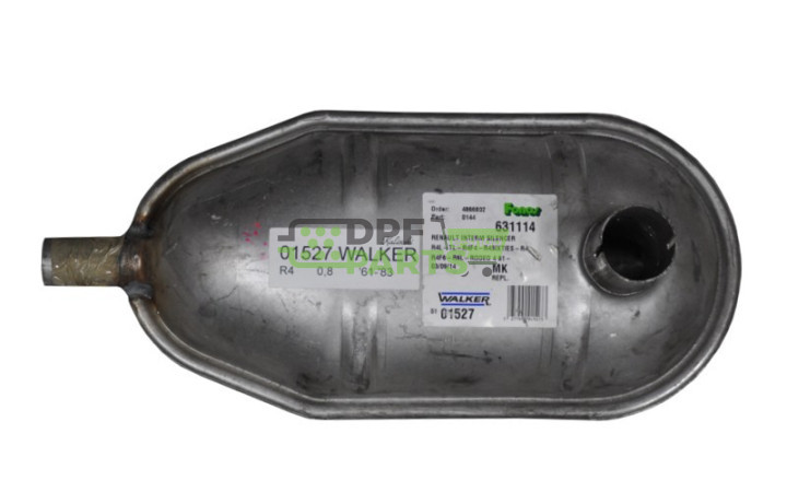 Tłumik środkowy Walker RENAULT R 4 - 0.8 - 7700647095