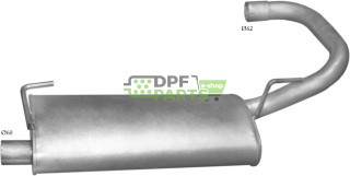 tlumič Multicar M26.4 Iveco 2.8 105HP -01/03, Polmo 49.07 A, OE