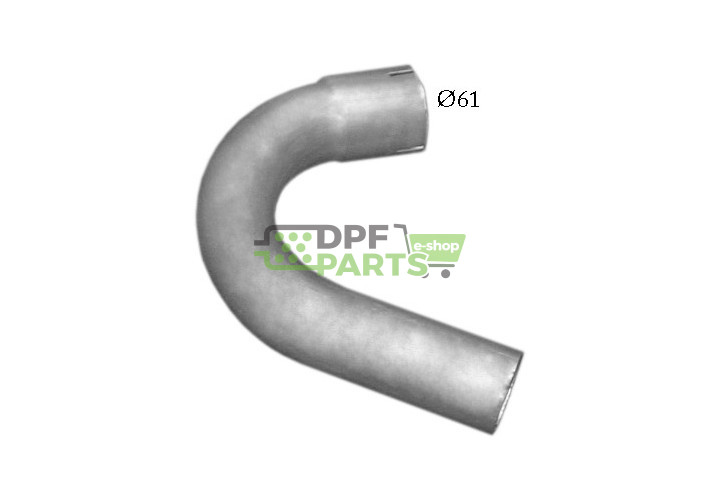 rura wylotowa Multicar M26.4 Iveco 2.8 105HP -01/03, Polmo 49.09 A, OE 