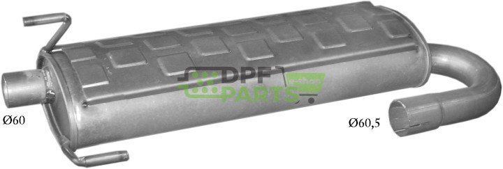 tlumič Multicar M30 Fumo Euro III, Polmo 49.12 A, OE