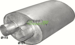 Koncový tlumič výfuku MAN A51 , A03 , A11 , A10 , EURO II , 470 , 474 , 475 , 882 EURO I, 68.49 A, 81151010236 81151010274
