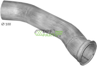 Rura kolektorowa VOLVO FL612, Polmo 75.04 A, OE 3950624 3954417