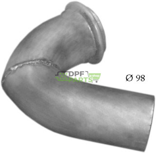 rura łącząca VOLVO FL608-615, Polmo 75.05 A, OE 3123833