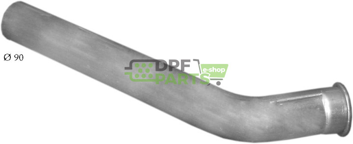 rura wylotowa VOLVO F406-408 F609-616 FL608-619, Polmo 75.06 A, OE 6772789 6793521